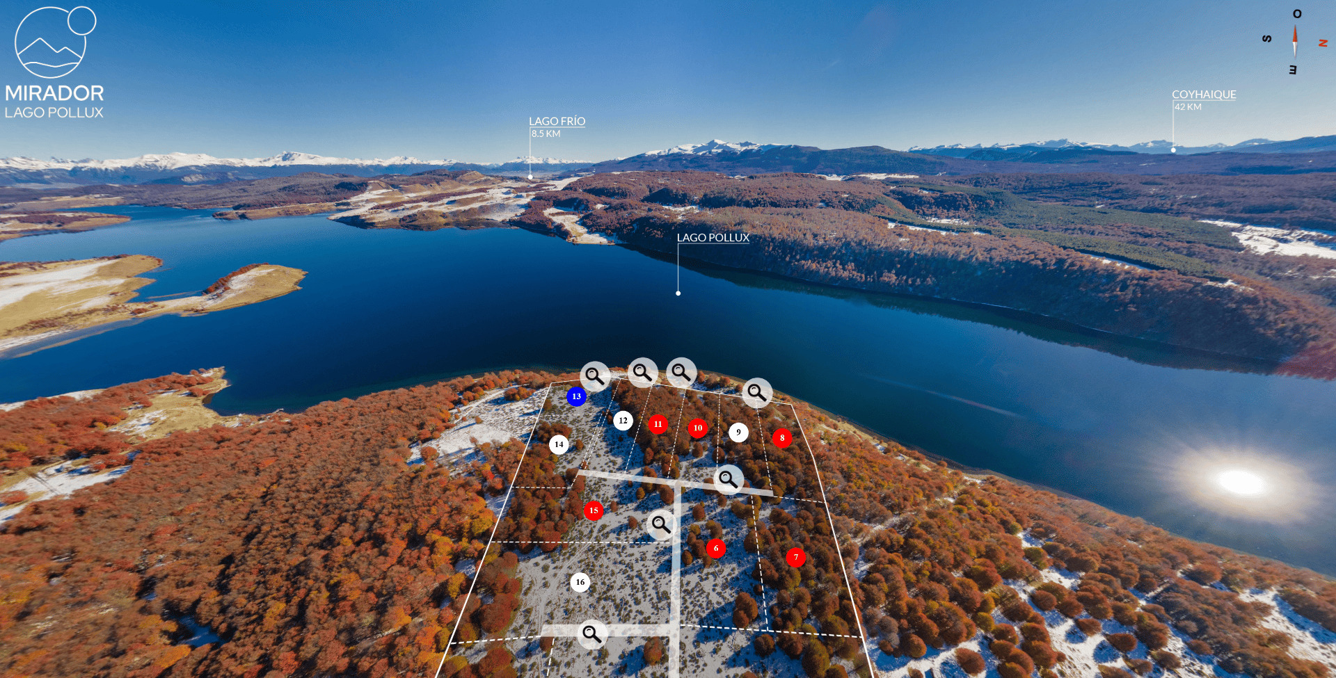 Masterplan Mirador Lago Pollux
